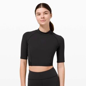 NWT Lululemon Everlux and Mesh Cropped Short Sleeve